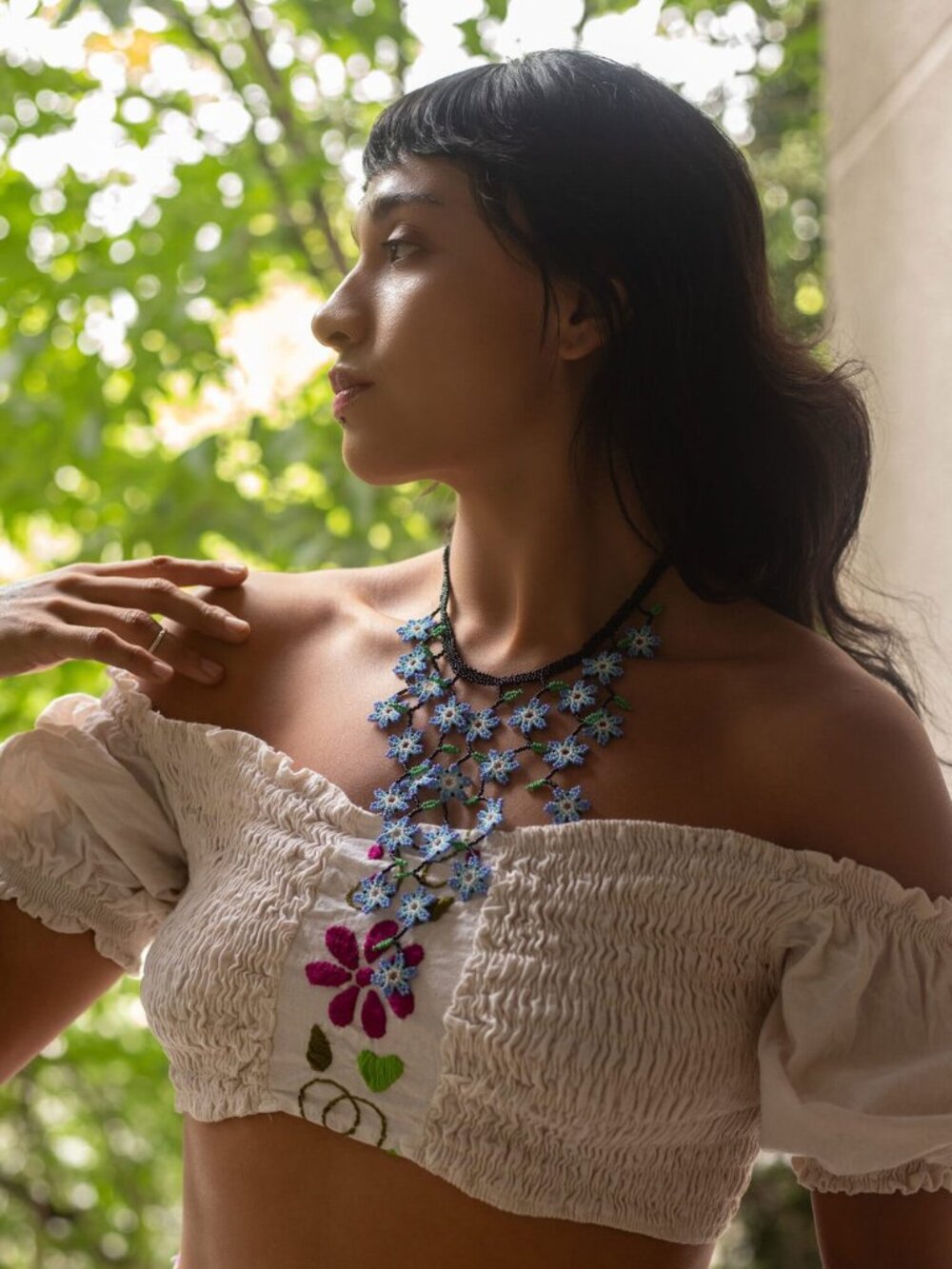 Premium Handmade Jewelry- ETRNL Gaia Orna Bead Necklace with Lifetime Warranty